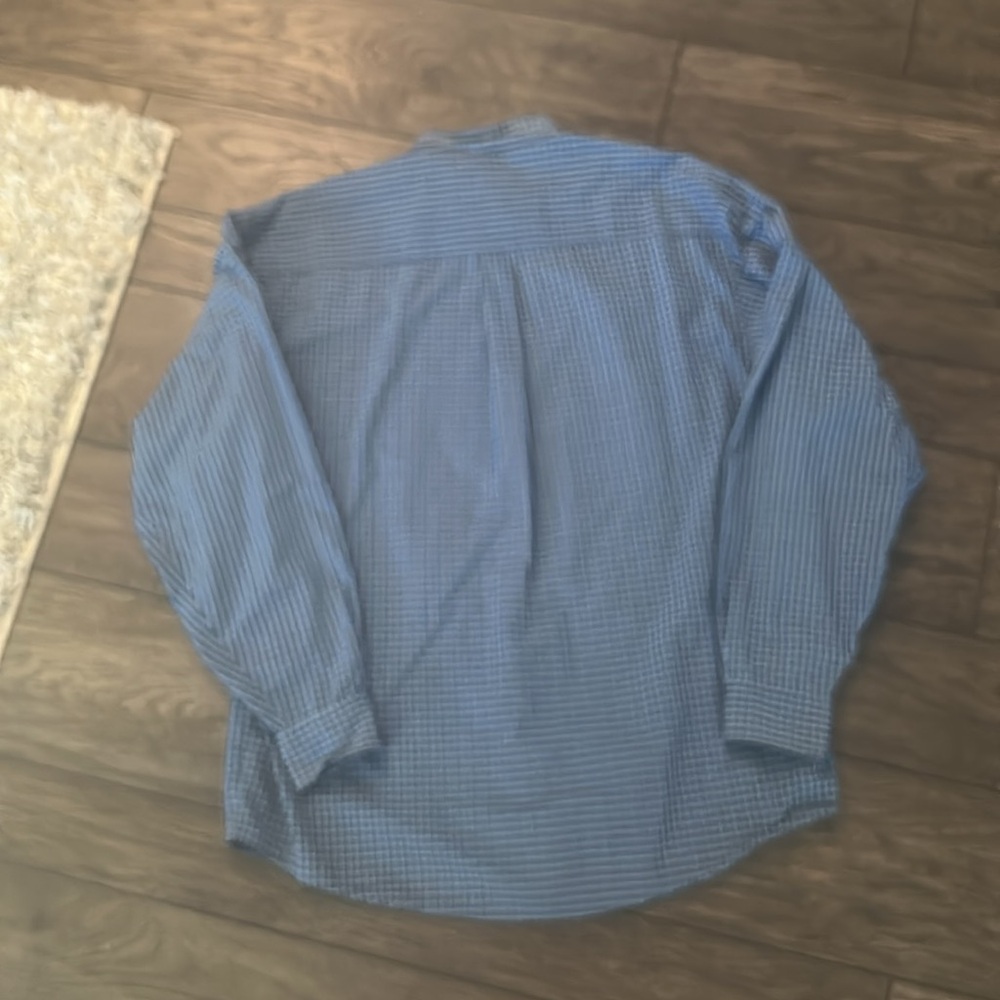 Eddie Bauer Blue Casual Button Down Shirt - Picture 3 of 3